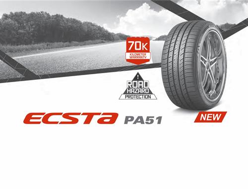 بررسی و ویژگی های گل Ecsta PA51 لاستیک کومهو 